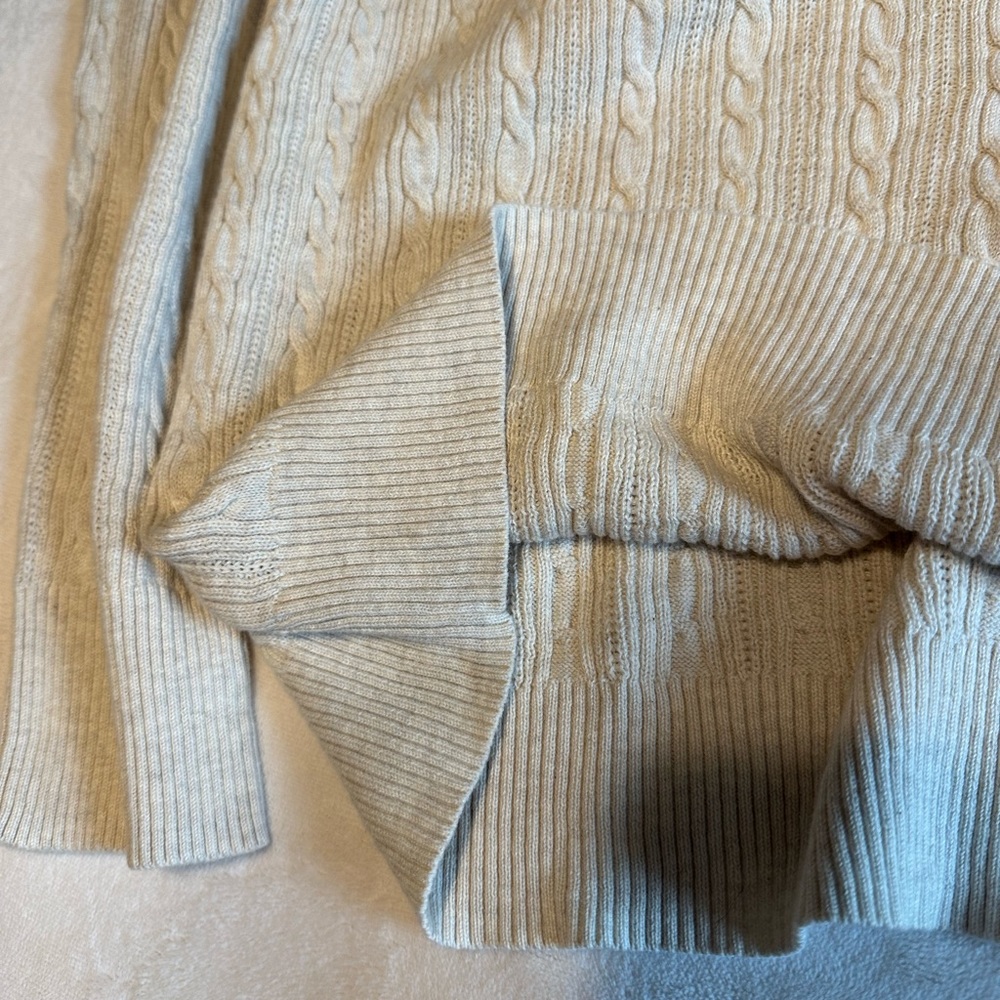Sonoma Cream Sweater SIZE XL - Picture 7 of 10
